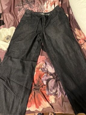 No Boundaries Wide Leg Black Jeans